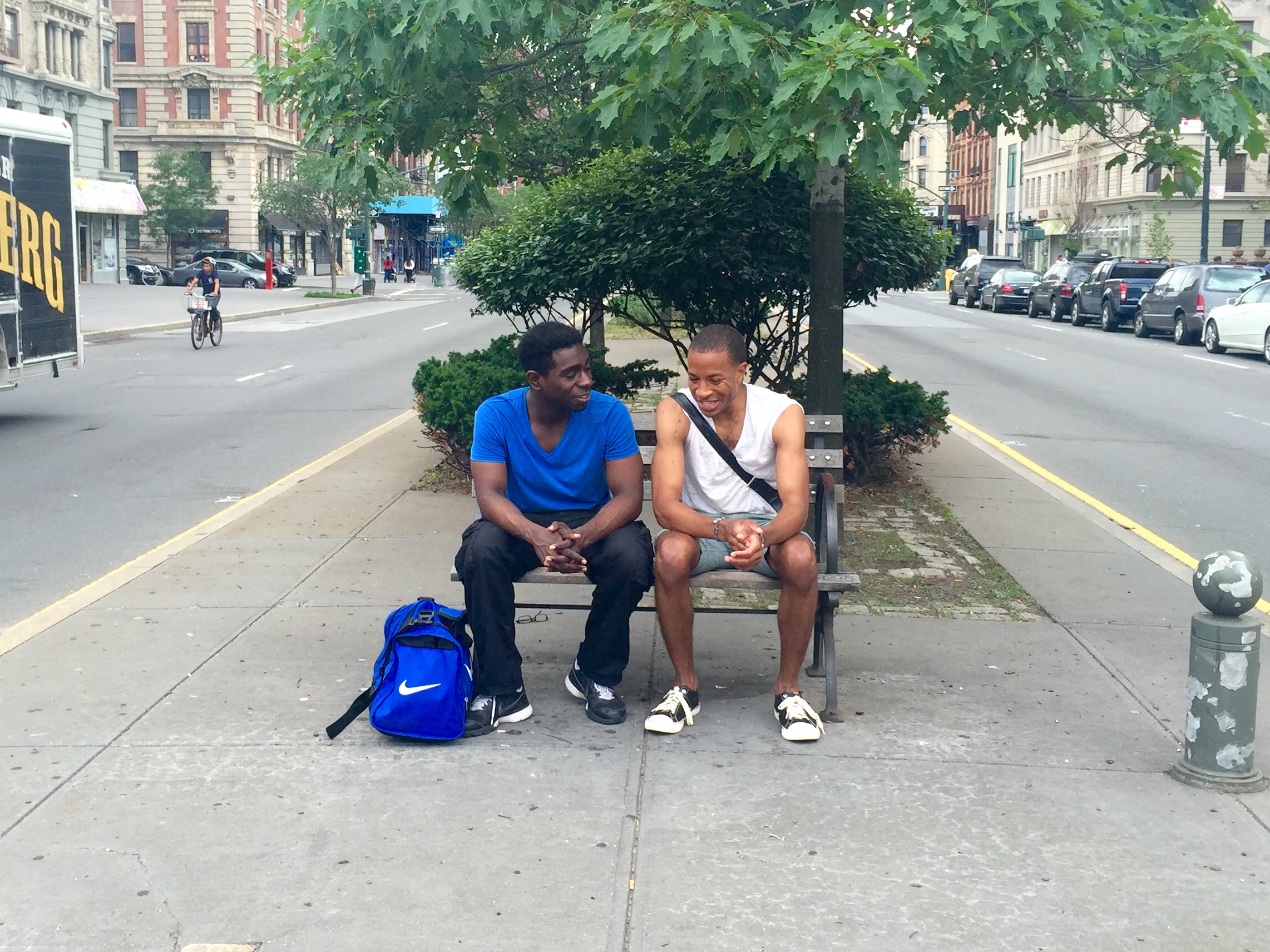 Kenny Mathieu and Jeremiah Cothren in "Broken City: Harlem". Photo by Skylar Belt.