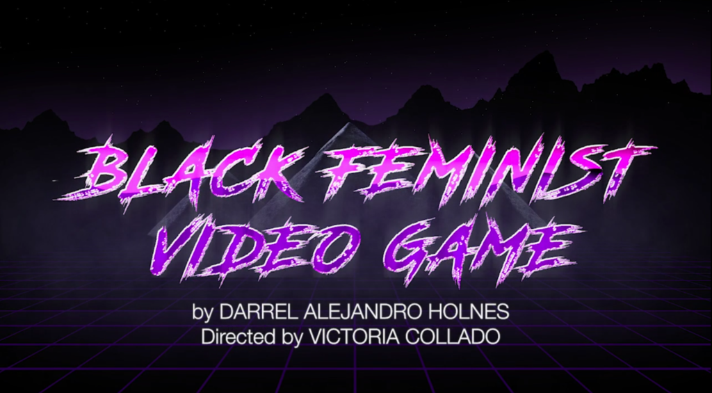 Black Feminist Video Game Poster